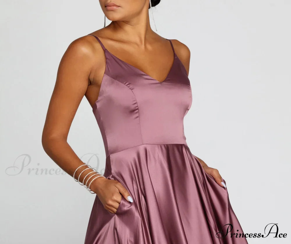 Juliet Formal Stylish High Slit Dress