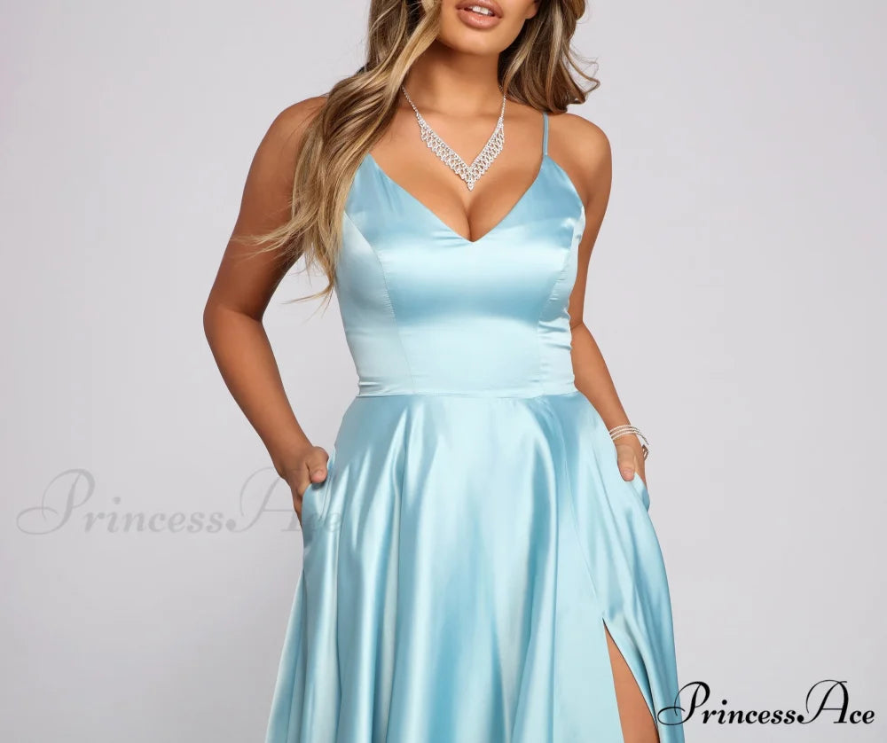 Juliet Formal Stylish High Slit Dress