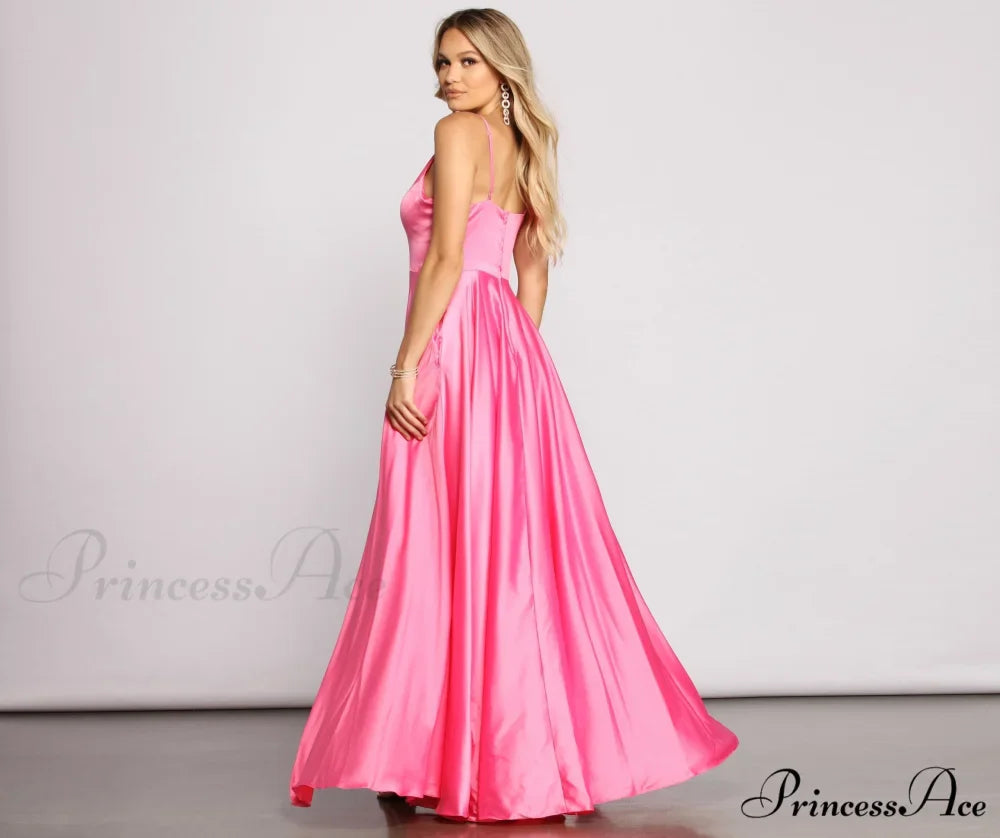 Juliet Formal Stylish High Slit Dress