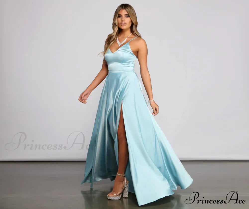 Juliet Formal Stylish High Slit Dress