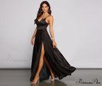Juliet Formal Stylish High Slit Dress