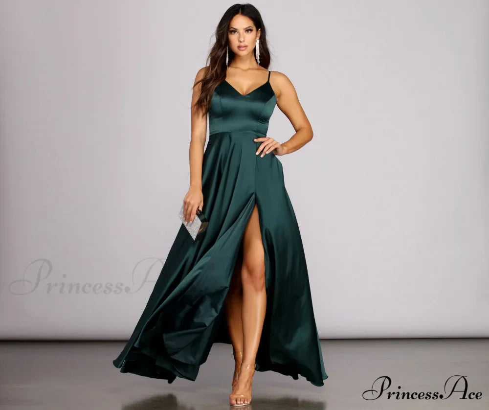 Juliet Formal Stylish High Slit Dress