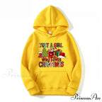 Just A Girl Who Loves Christmas Holiday Autumn Winter Lover Gift Christmas Hoodie