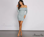 Keep It Chill Off Graceful The Shoulder Mini Dress