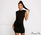 Keeping Knit Classy Charming Sleeveless Mini Dress