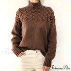 Knit & Crocheted Cozy Rose Jumper