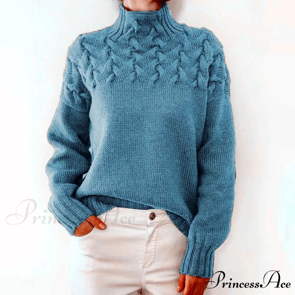 Knit & Crocheted Cozy Rose Jumper