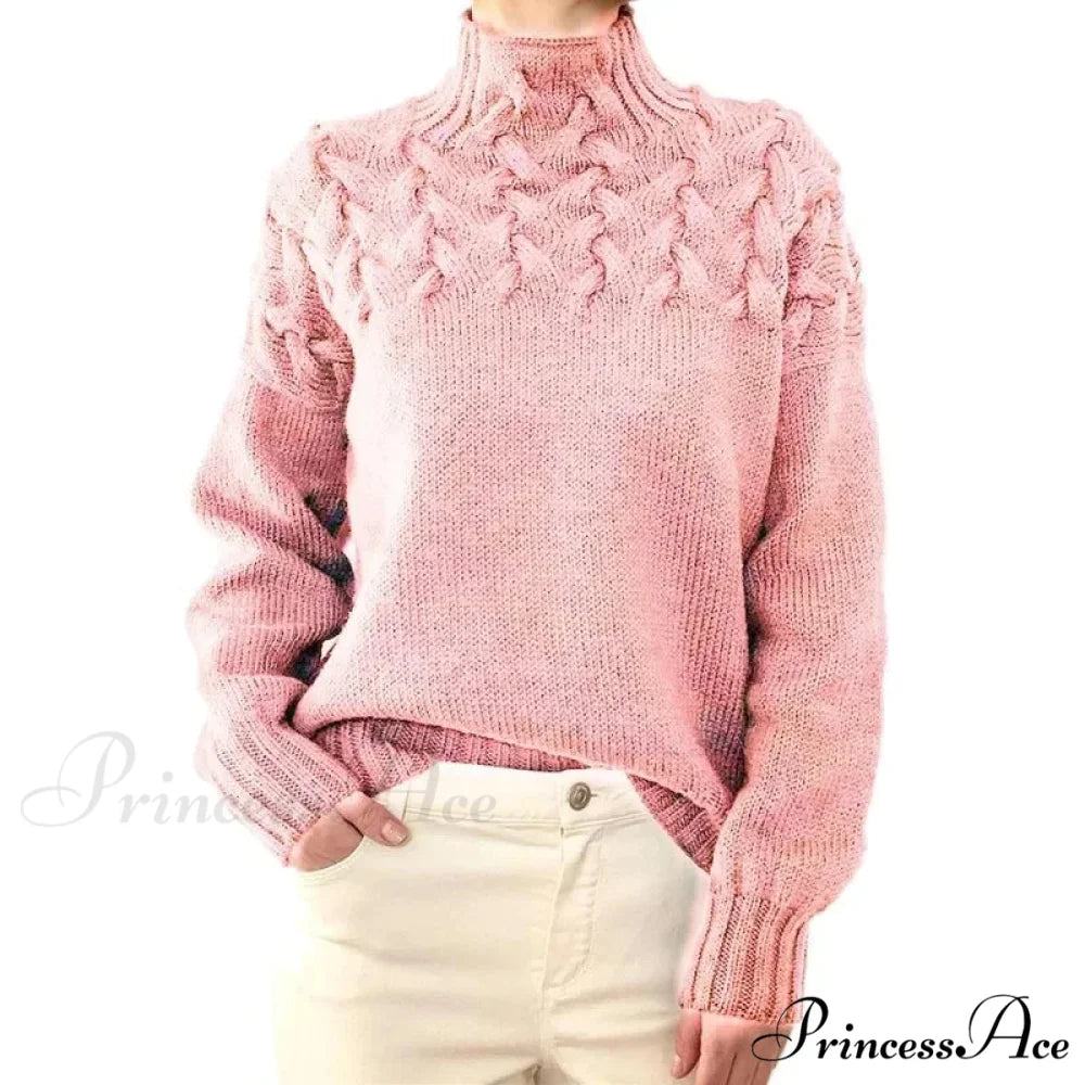 Knit & Crocheted Cozy Rose Jumper