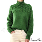 Knit & Crocheted Cozy Rose Jumper
