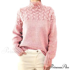 Knit & Crocheted Cozy Rose Jumper