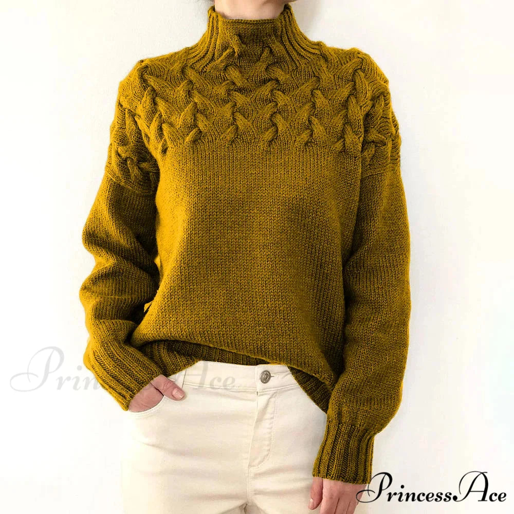 Knit & Crocheted Cozy Rose Jumper