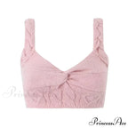 Knit Diamond Pink Cardigan