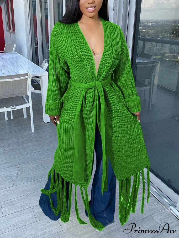 Knit Slit Graceful Turtleneck Sweaters