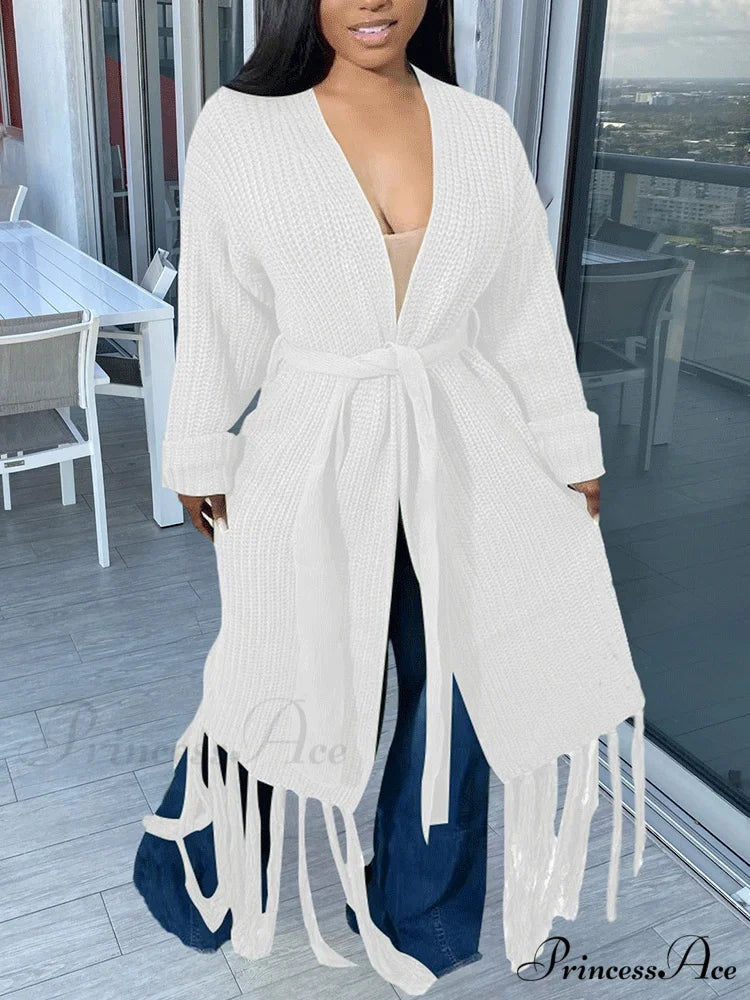 Knit Slit Graceful Turtleneck Sweaters