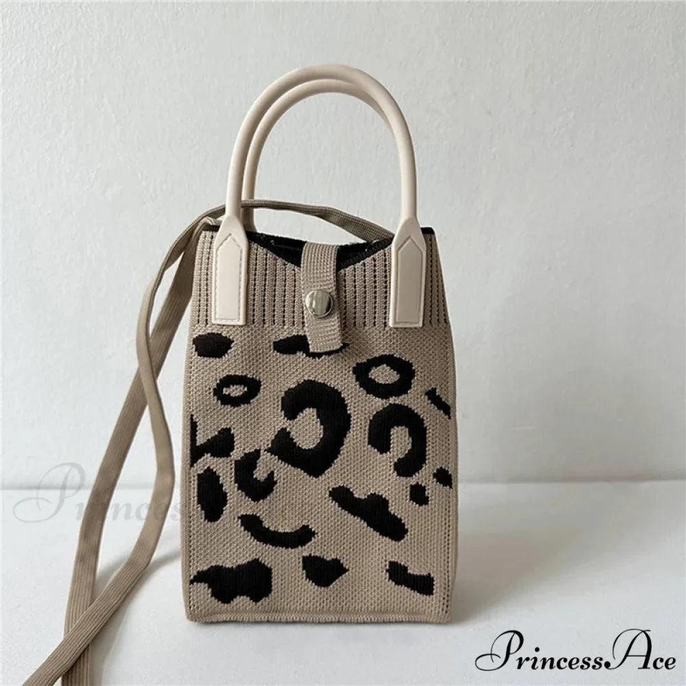 Knitted Cell Phone Small Style Crossbody Purse