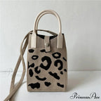 Knitted Cell Phone Small Style Crossbody Purse