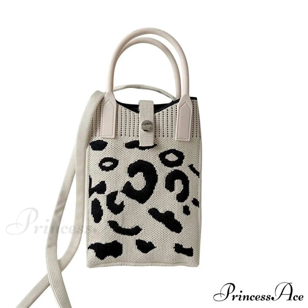 Knitted Cell Phone Small Style Crossbody Purse