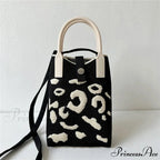 Knitted Cell Phone Small Style Crossbody Purse