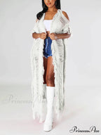Knitted Charming Tassel Cardigan