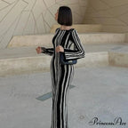 Knitted Long Sleeve Maxi Dress