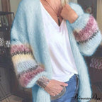 Knitted Striped Cardigan