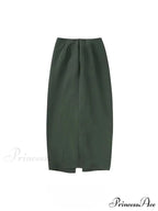 Knotted Shirt Top Maxi Dress