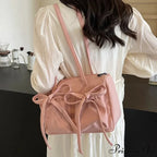 Korean Arch Nylon Collapsible Shoulder Bag