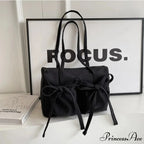 Korean Arch Nylon Collapsible Shoulder Bag