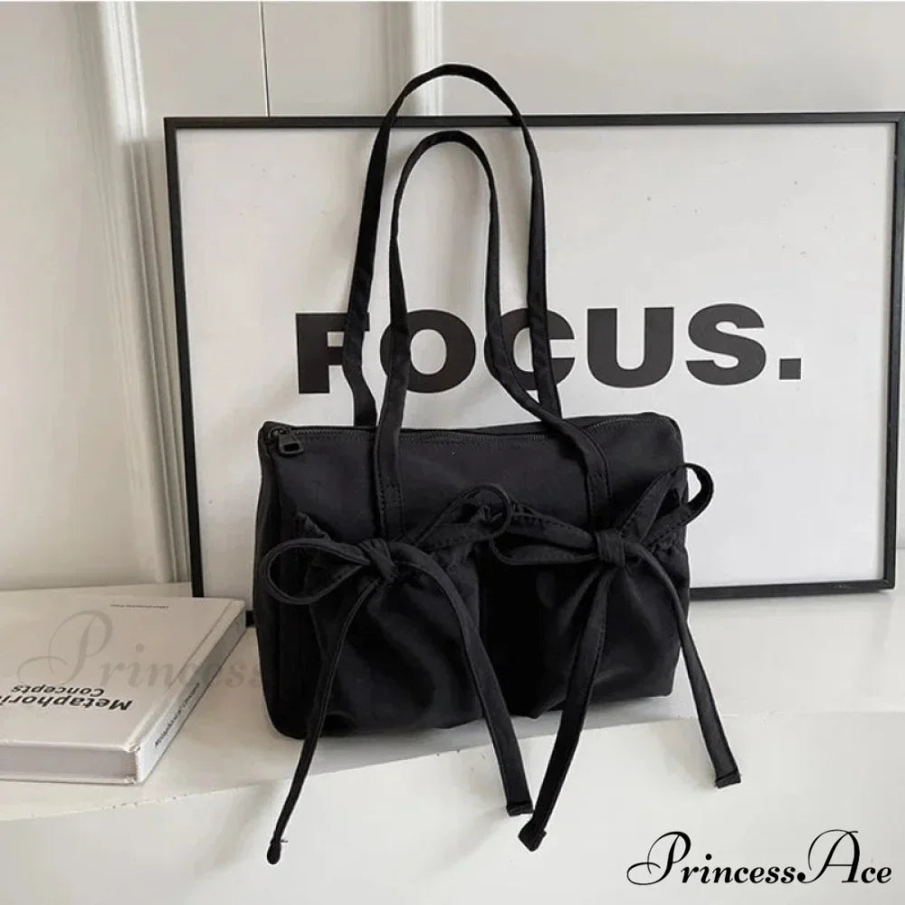 Korean Arch Nylon Collapsible Shoulder Bag