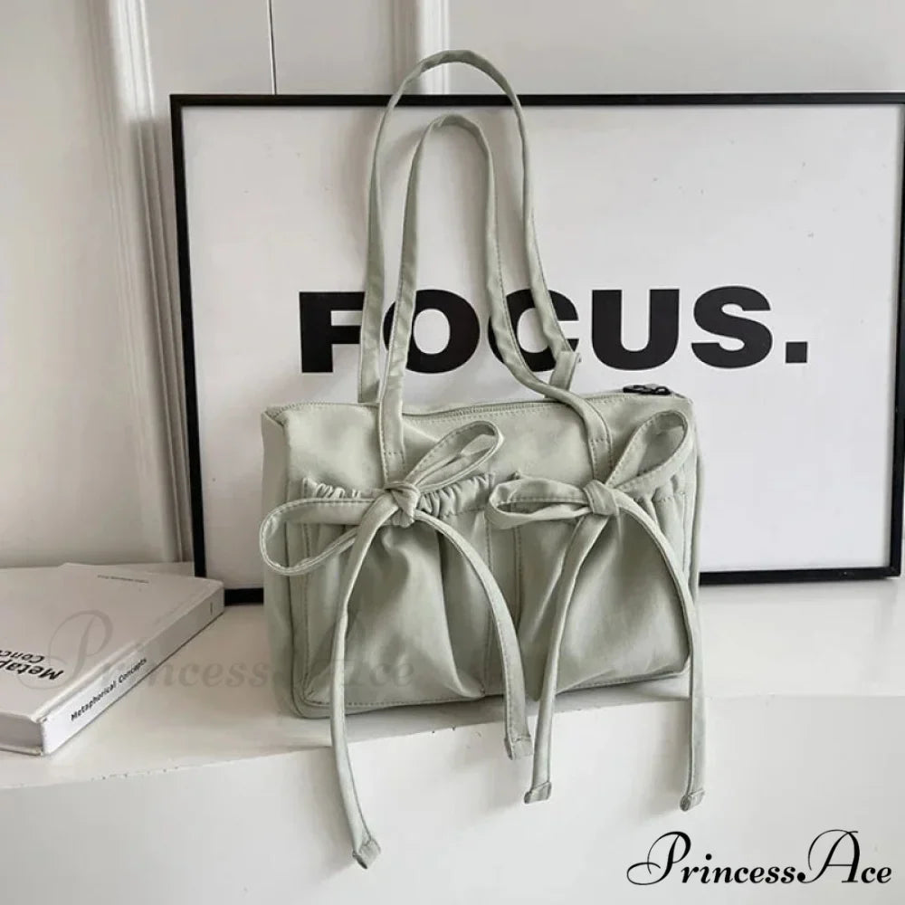 Korean Arch Nylon Collapsible Shoulder Bag