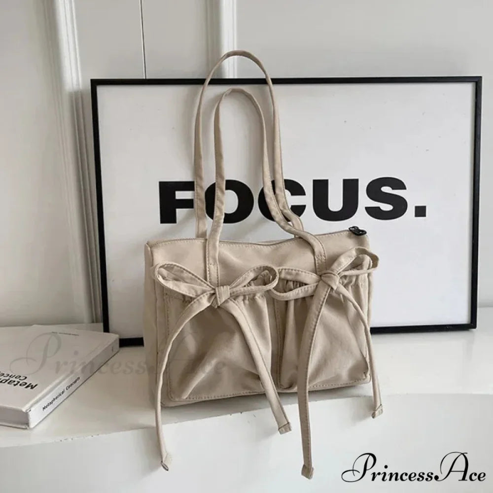 Korean Arch Nylon Collapsible Shoulder Bag