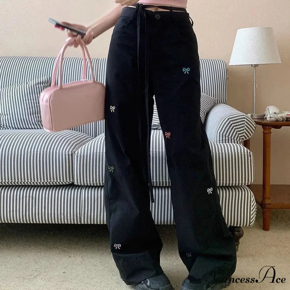 Korean Butterfly Stitched Trousers