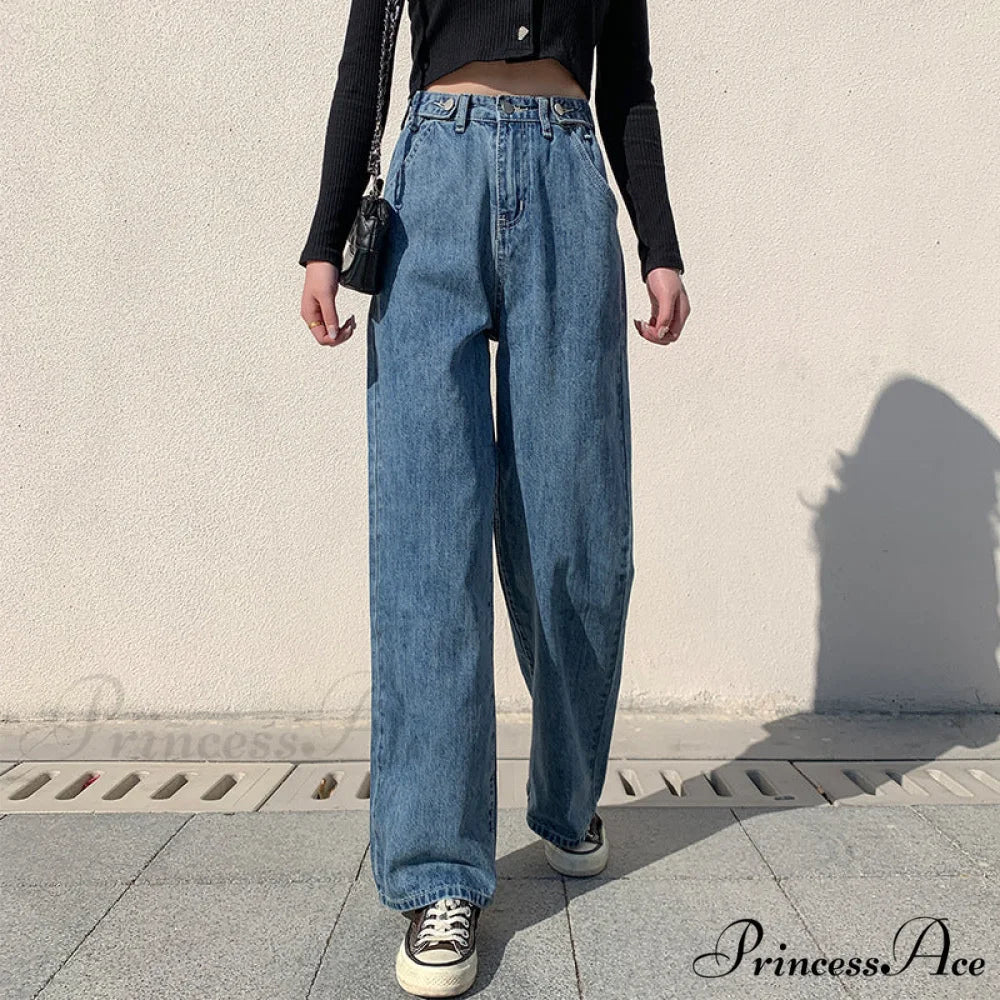 Korean Style Denim Boot Jeans