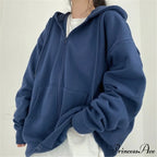 Korean Version Oversized Solid Color Hoodies