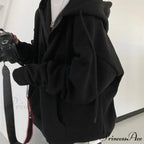 Korean Version Oversized Solid Color Hoodies