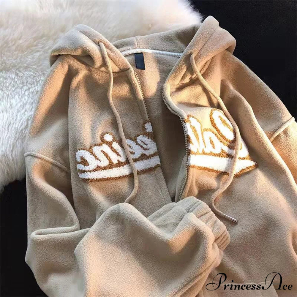 Korean Version Oversized Solid Color Hoodies