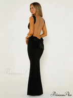 Lace Bowknot Party Dress