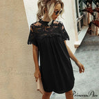 Lace Loose Elegant Midi Dresses