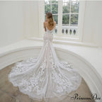 Lace Mermaid Tail Wedding Gown