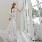 Lace Mermaid Tail Wedding Gown