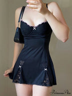 Lace Paneled Graceful Mesh Corset Top