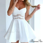 Lace Patchwork A-line Spaghetti Strap Dresses