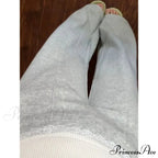 Lace Patchwork Fundamental Flare Women Pants