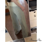 Lace Patchwork Fundamental Flare Women Pants