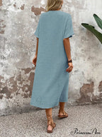 Lace Split Hem Tunic Dress