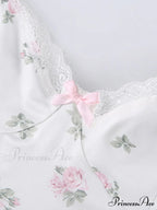 Lace Trim Graceful Cropped Tank Top