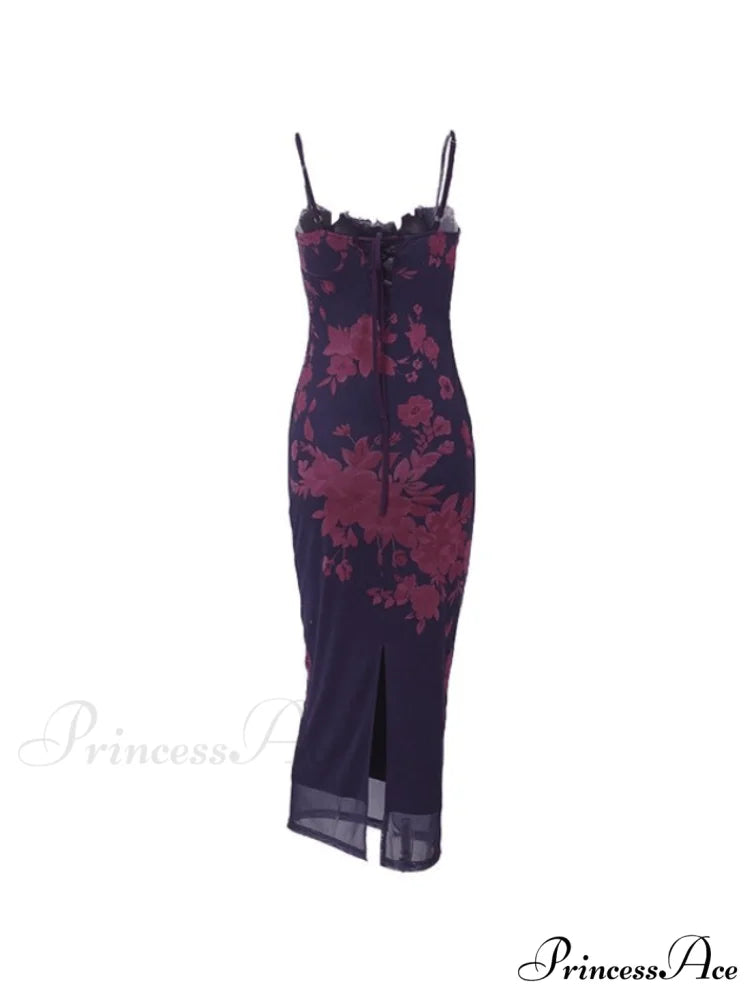 Lace Trim Tie Trendy Strap Crop Cami Top