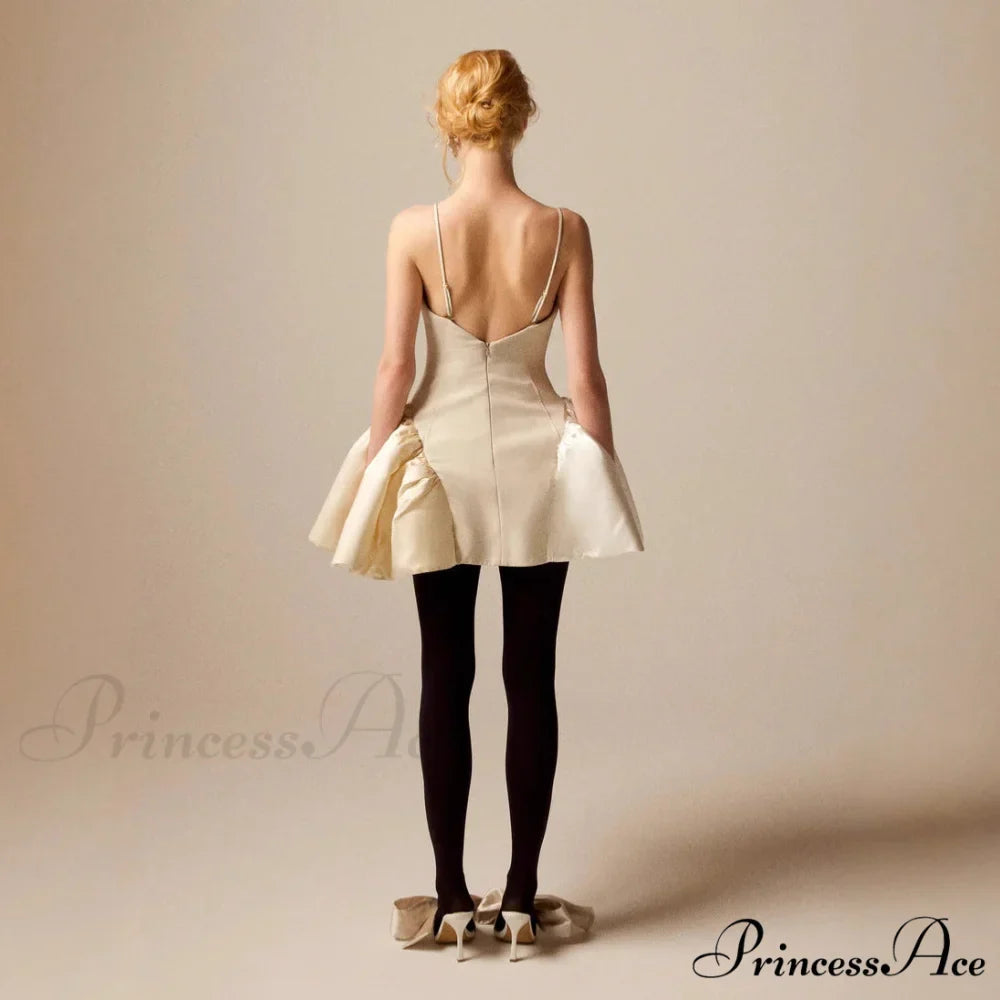 Lacy Flower Bandage Prom Dress for Birthday Celebration