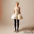 Lacy Flower Bandage Prom Dress for Birthday Celebration