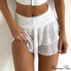 Lacy Flower Festival Rave Skirt